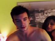 Busty teen get fucked by her couple