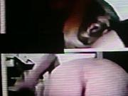 Squeeling girls film my strip show with sound