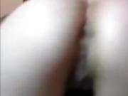Horny Teen Fingers Pussy Under The Pants On Webcam