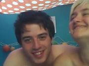 couple fun, huge boobs