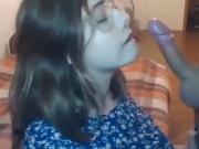 Sister Give Good-Night Wish Blowjob To Her Brother