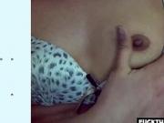 indian teen shows her small tits and piercing