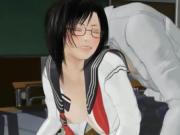 Hentai schoolgirl gets hairy twat fucked