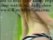 Redhead dances sexy and shows off her body on cam