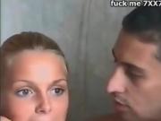 Russian pair takes off his sex on camera