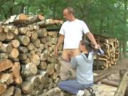 Outdoorsman Gives His Hard Wood To Hungry Beaver