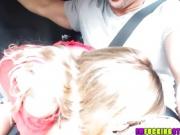 Gorgeous and blonde Bella gets hammered