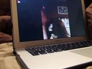 Cuckold husband FaceTime with hot wife