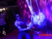 Agatha Fox & Jordi Lucena shibari bdsm show on stage SEB 2017