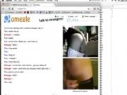 Real Omegle Young Girl 18+ Rubs Pussy Amateur Fingering