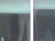 Voyeur window sex of couple
