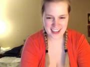 Blonde BBW reveals her tits and puts in doggy style for a