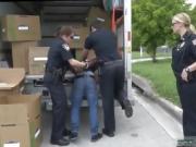 Cop strip Then we made this suspect plow us in the back of th