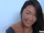 Asian Girlfriend Blowjob Doggy Style Brunette