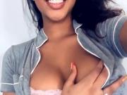 Bella, playing around with my horny smile and fuckable smile