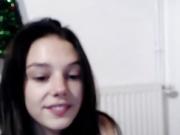 the cutest camgirl squirting all over her cam