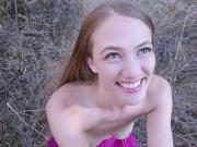 Hiking hotties fucked outdoor by a helpful stranger