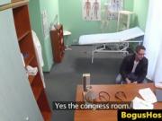 Euro nurse fucking real patient to get sperm