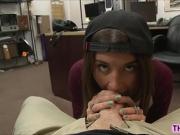 Tattooed teen Felicity Feline office sex