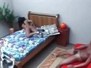 A very hot Latina fucks man's butt