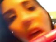 Firm tits latina masturbates on webcam video