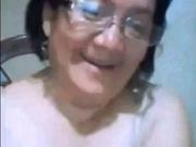 ecuadorian granny watching my cock