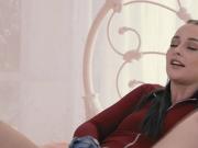 Stepteen gets licked by her new stepmom