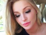 A sexy teen Staci gets in the car and fucked hard