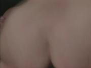 Beautiful redhead and her BF get it on in the hottub
