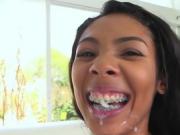 Ebony Hoe Nia Nixon Gets Good Dicking And A Facial