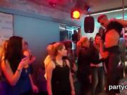 Nasty chicks get absolutely wild and nude at hardcore party