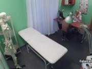 Lucky patient fucks nurse in office