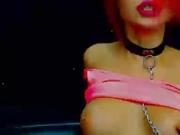 Pink Dress Teen Awesome Cam Show
