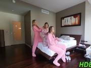 Pajama teens fucking