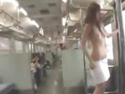 MILF To Undressed On Train In Public -More On HDMilfCam. com