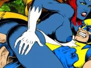 X-Men super heroes parody orgy