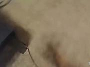 Curvy brunette gets cum all over her face after a hard fuck