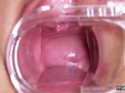 Peculiar czech teen spreads her slim cunt to the extreme