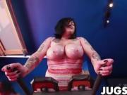 Big tits girl Christine Rhydes