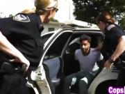 Hot cops bang their black suspect