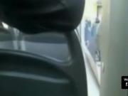 AMATEUR COUPLE FUCKING ON A TRAIN WITH FACIAL