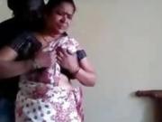 Horny kerala guy fucks his maid in missionary position for so