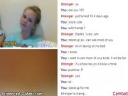 18 Year Old Blonde on Omegle Flashes