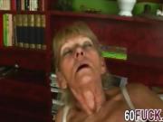 Blonde Granny Inci Gets Banged In Doggy Style