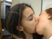 Exciting Kissing Threesome - Naughty Tongues and Wet Lips