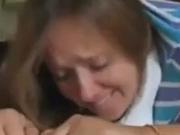 Mom's first time crying Anal