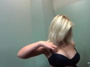 Adorable czech girl was tempted in the supermarket and reamed