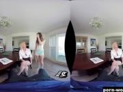 Virtual Reality Porn FFM Threesome