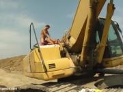 Latina Picks Up Two Guys At A Construction Site