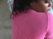 Hot Black Ex Girlfriend Dressed In Pink Getting Doggsytyled